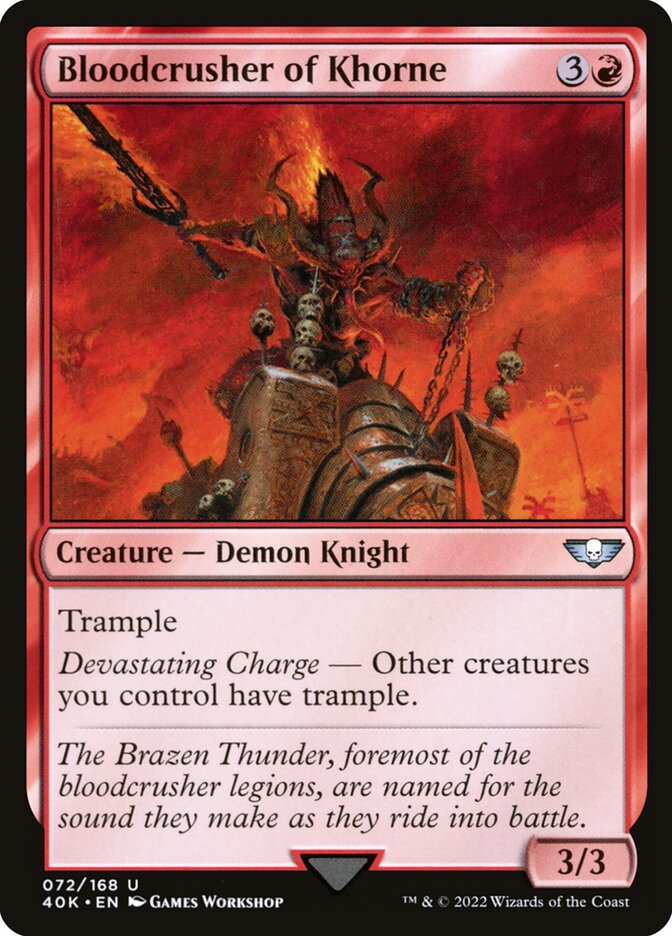 Bloodcrusher of Khorne [Warhammer 40,000 Commander] (72)
