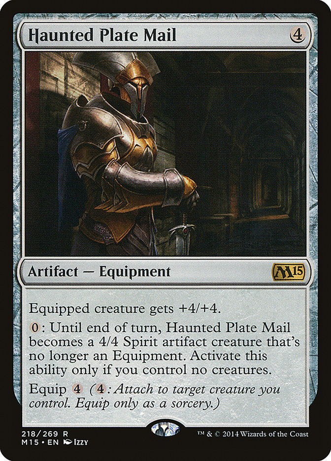 Haunted Plate Mail [Magic 2015] (218)