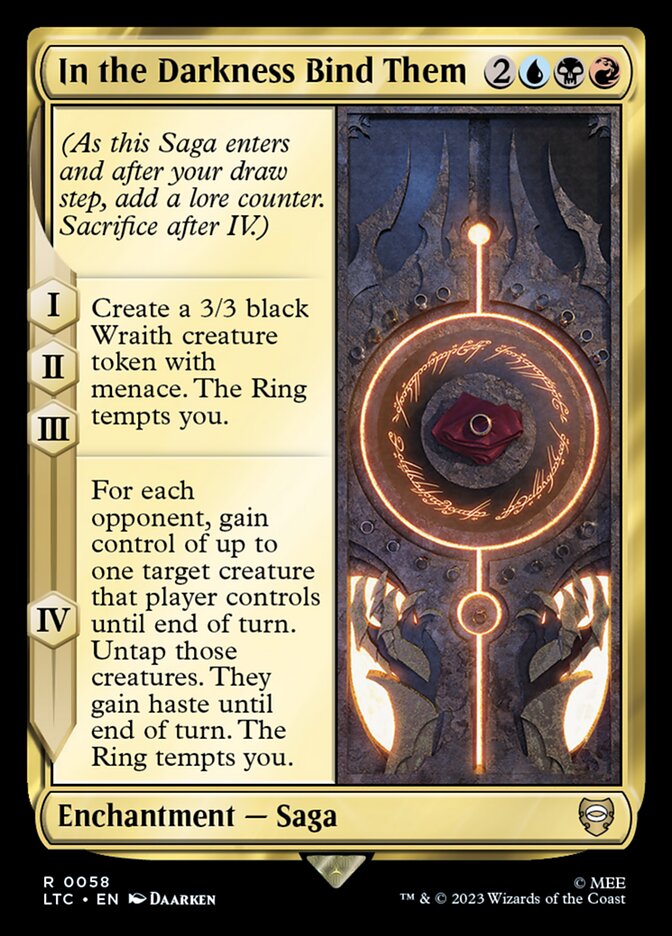 In the Darkness Bind Them [Tales of Middle-earth Commander] (58)