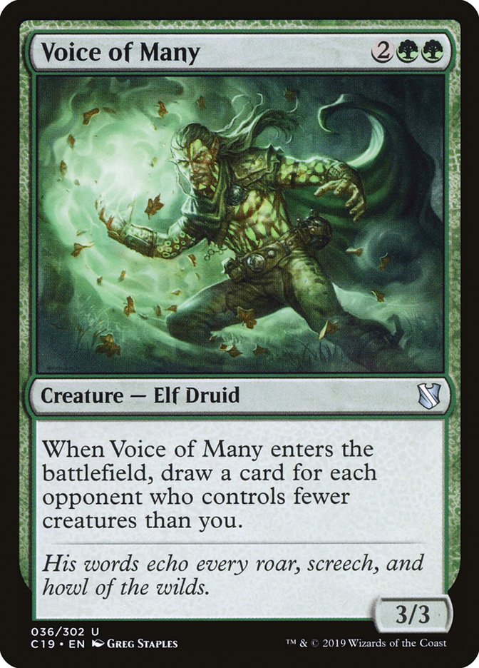 Voice of Many [Commander 2019] (36)