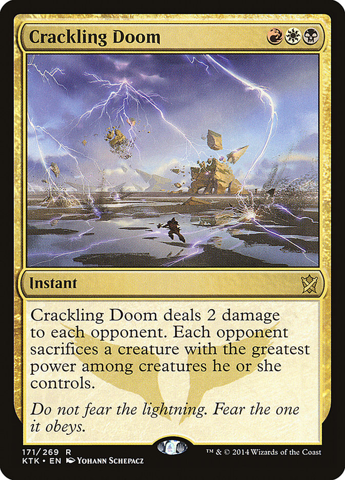 Crackling Doom [Khans of Tarkir] (171)