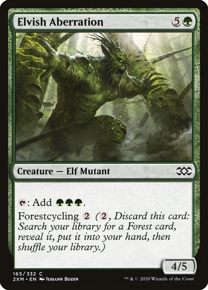 Elvish Aberration [Double Masters] (165)