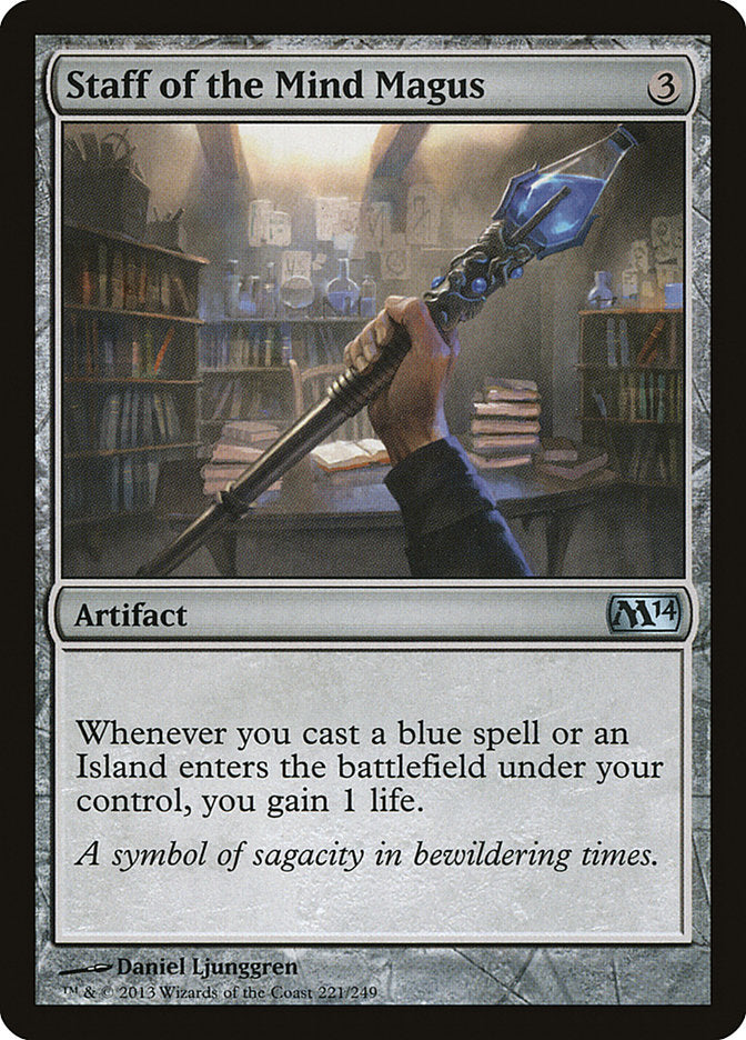 Staff of the Mind Magus [Magic 2014] (221)