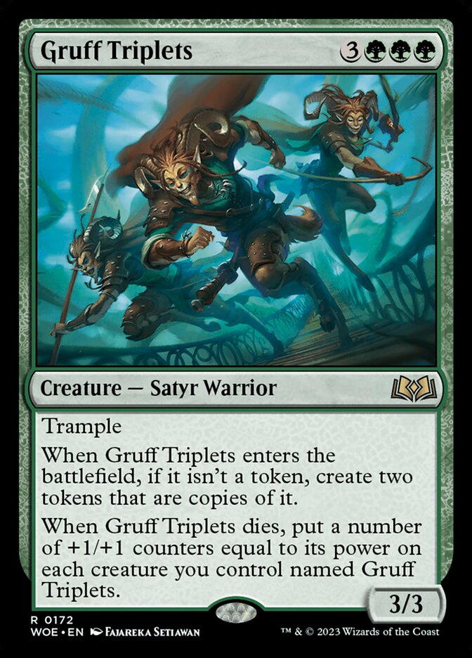Gruff Triplets [Wilds of Eldraine] (172)