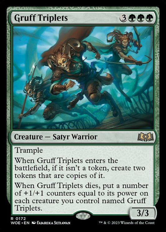 Gruff Triplets [Wilds of Eldraine] (172)