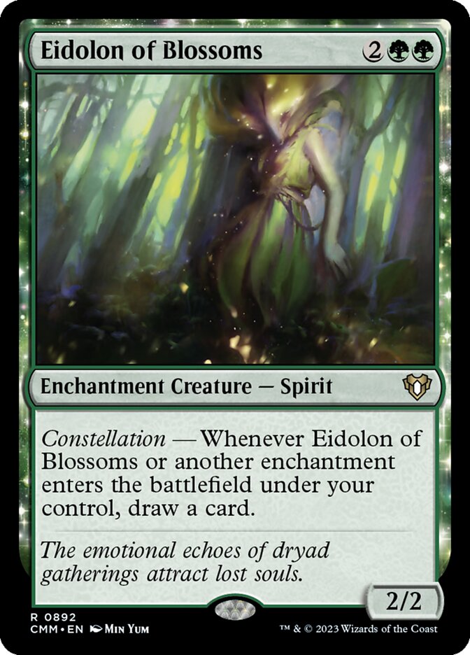 Eidolon of Blossoms [Commander Masters] (892)