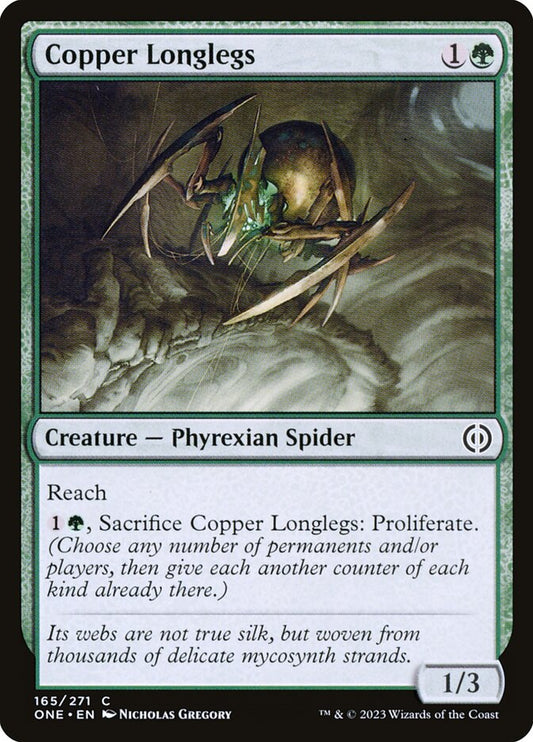 Copper Longlegs [Phyrexia: All Will Be One] (165)