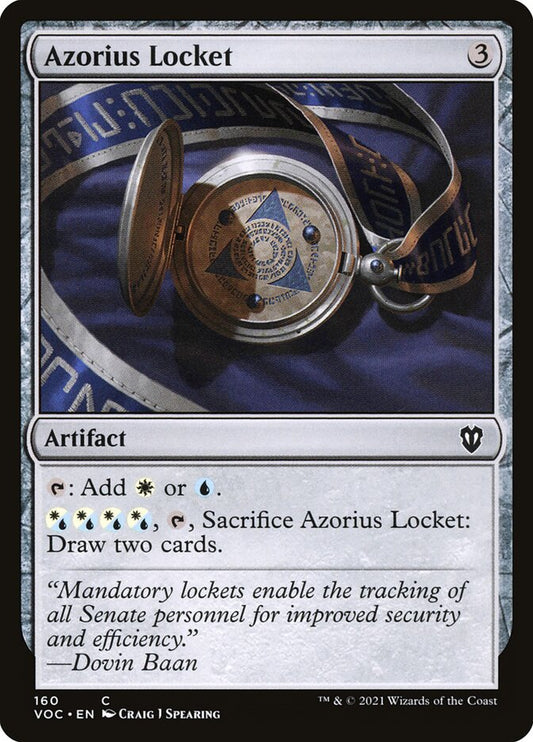 Azorius Locket [Crimson Vow Commander] (160)