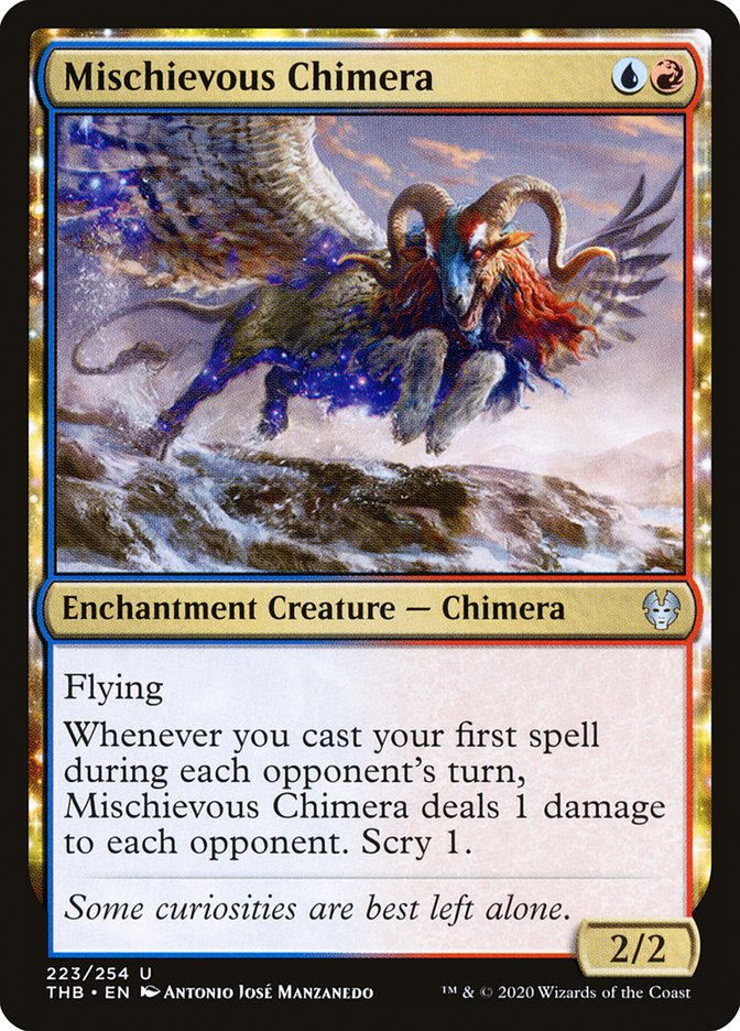 Mischievous Chimera [Theros Beyond Death] (223)