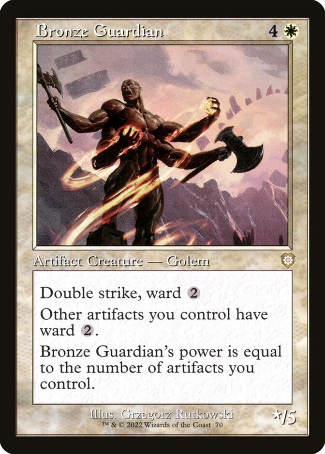 Bronze Guardian [The Brothers' War Commander] (70)