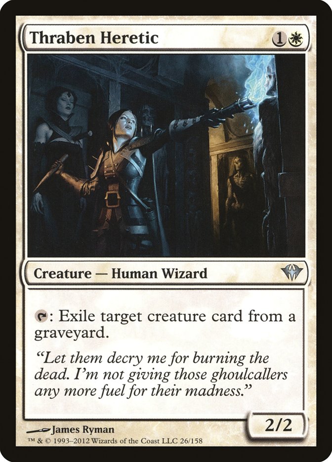 Thraben Heretic [Dark Ascension] (26)