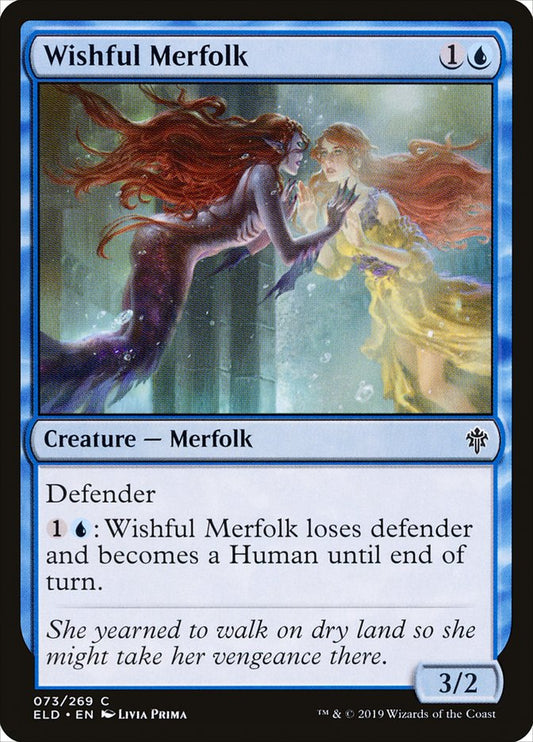 Wishful Merfolk [Throne of Eldraine] (73)