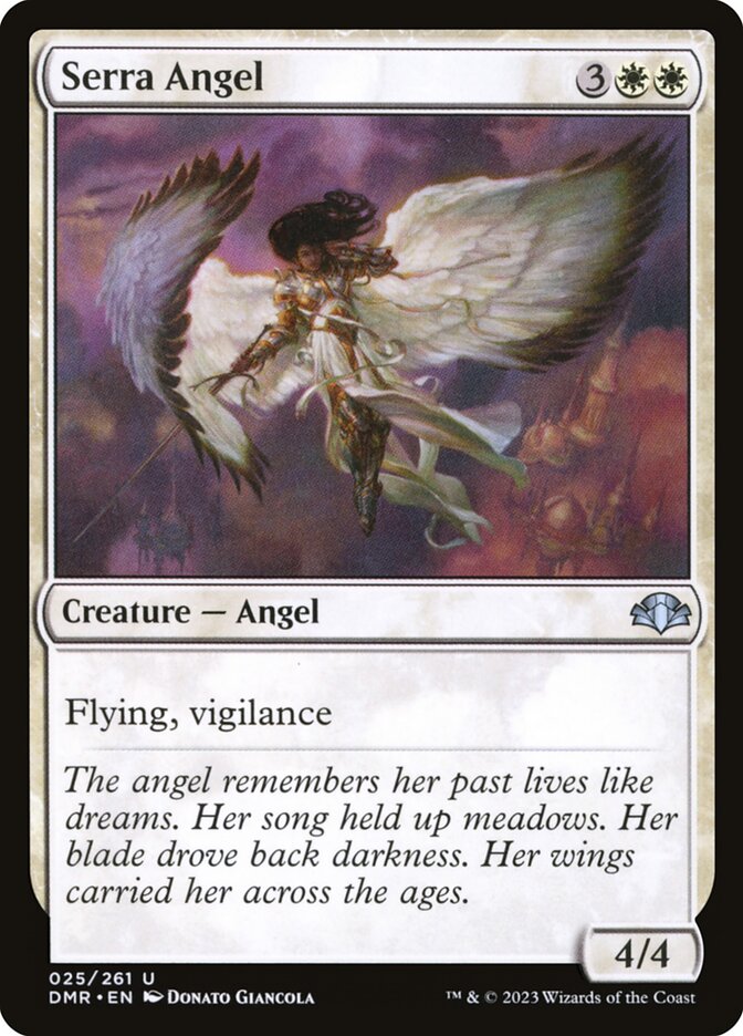 Serra Angel [Dominaria Remastered] (25)
