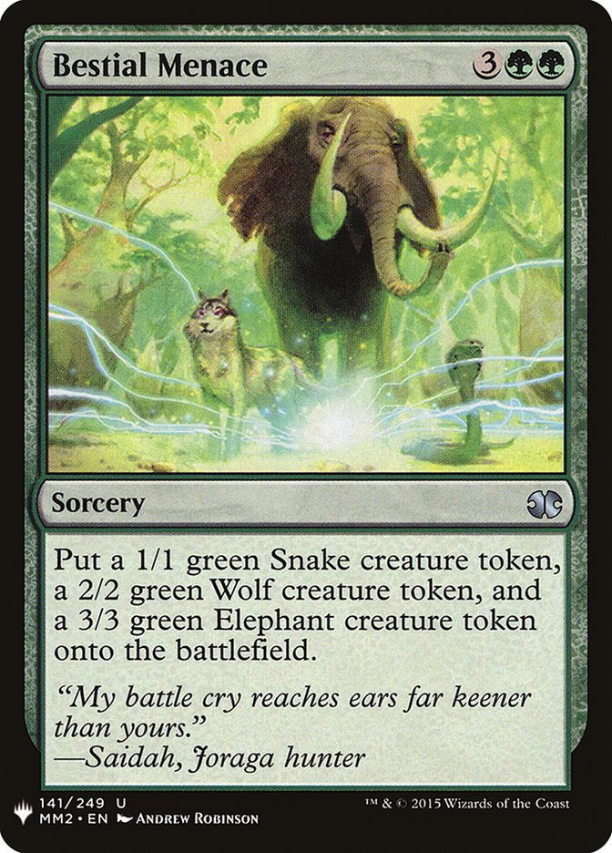 Bestial Menace [The List] (MM2-141)