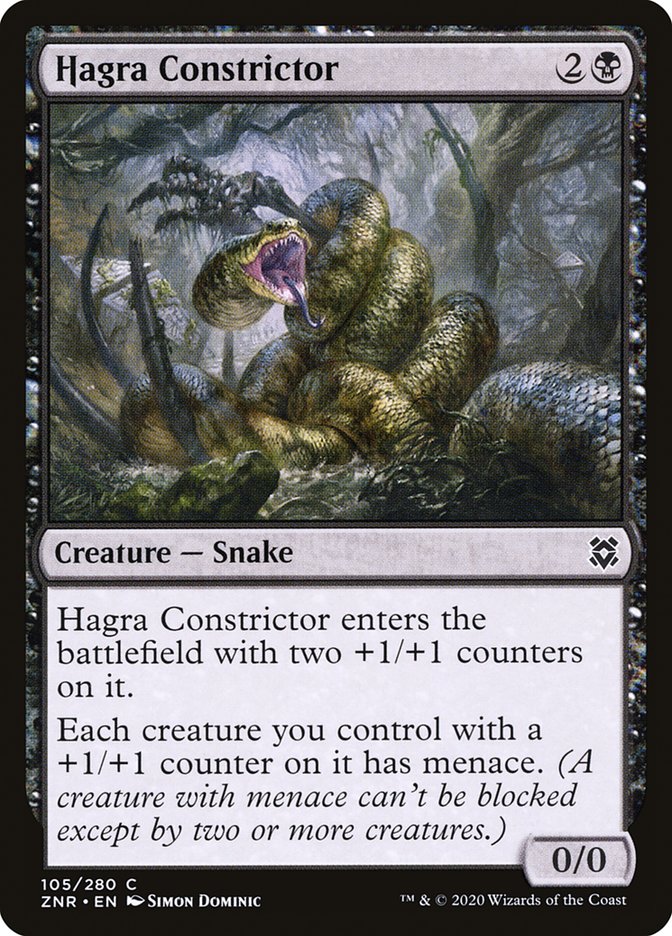 Hagra Constrictor [Zendikar Rising] (105)