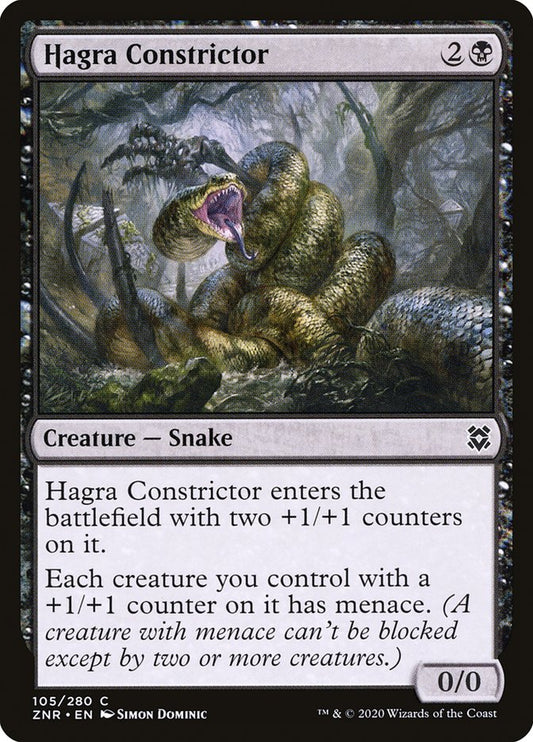 Hagra Constrictor [Zendikar Rising] (105)