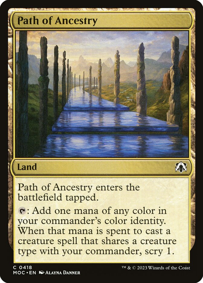 Path of Ancestry [March of the Machine Commander] (418)