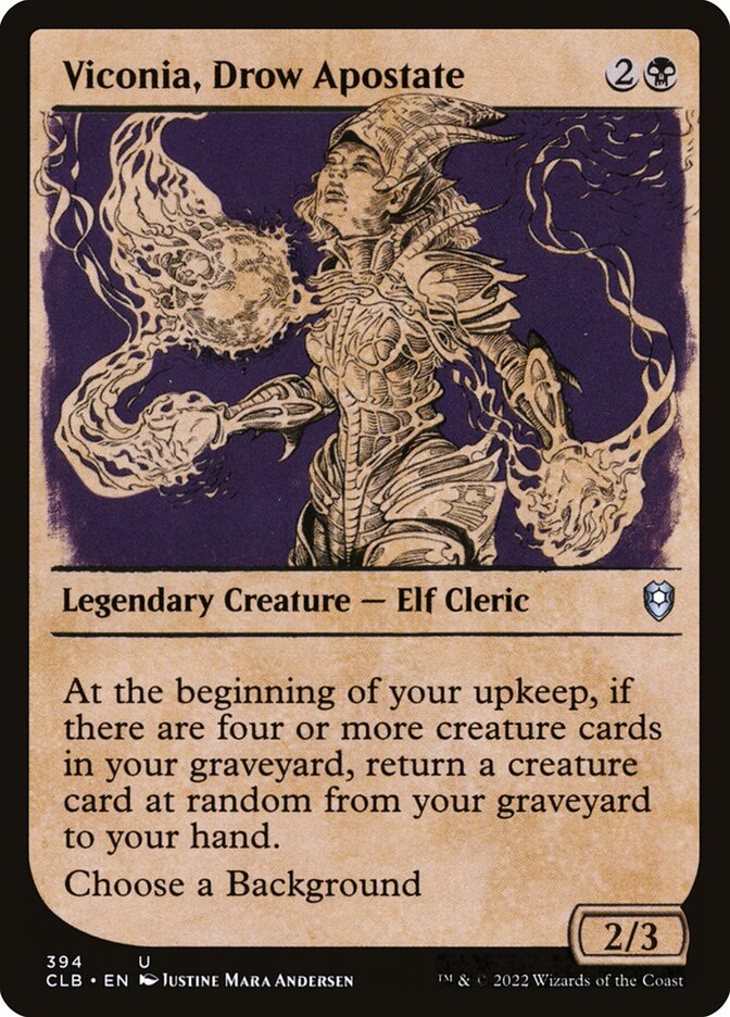Viconia, Drow Apostate [Commander Legends: Battle for Baldur's Gate] (394)
