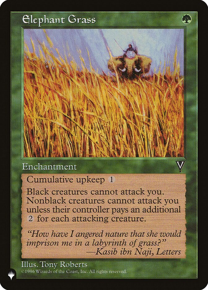 Elephant Grass [The List] (VIS-104)