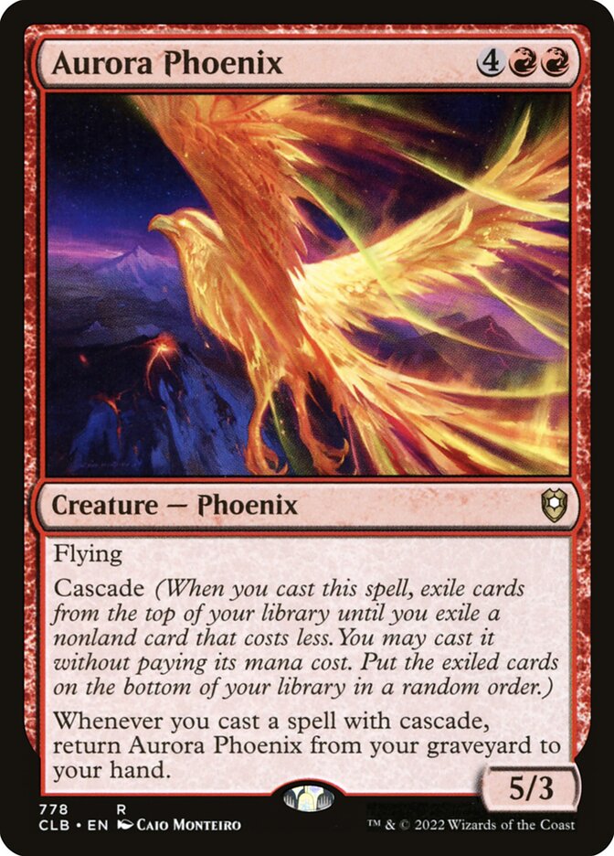 Aurora Phoenix [Commander Legends: Battle for Baldur's Gate] (778)