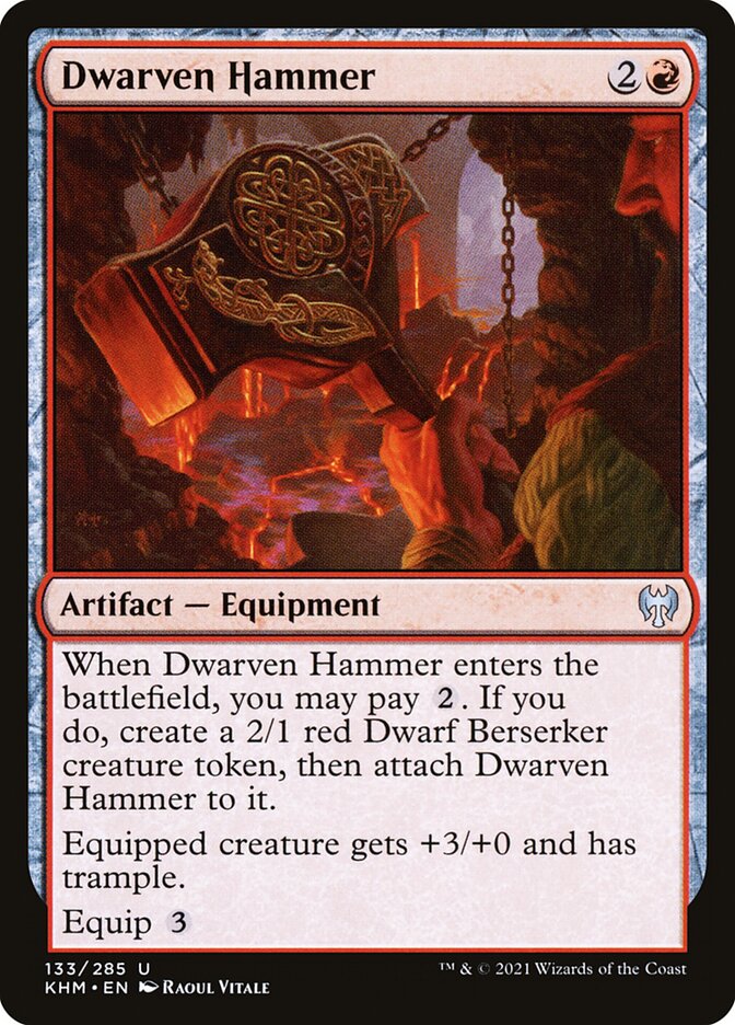 Dwarven Hammer [Kaldheim] (133)
