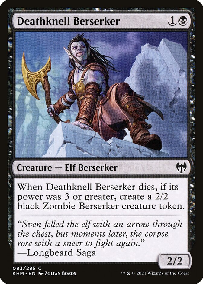 Deathknell Berserker [Kaldheim] (83)