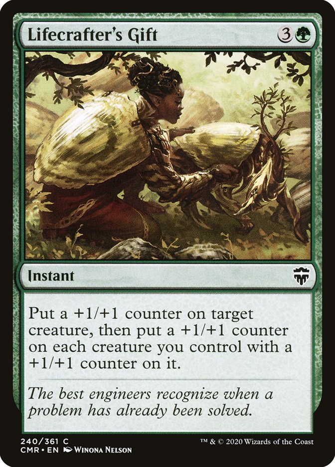 Lifecrafter's Gift [Commander Legends] (240)