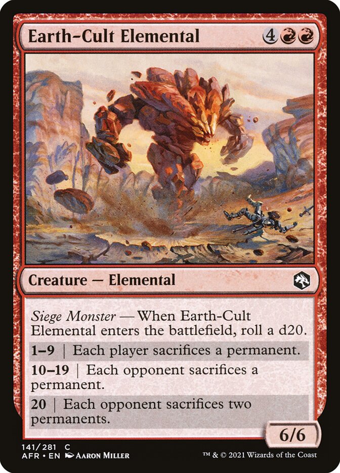 Earth-Cult Elemental [Adventures in the Forgotten Realms] (141)