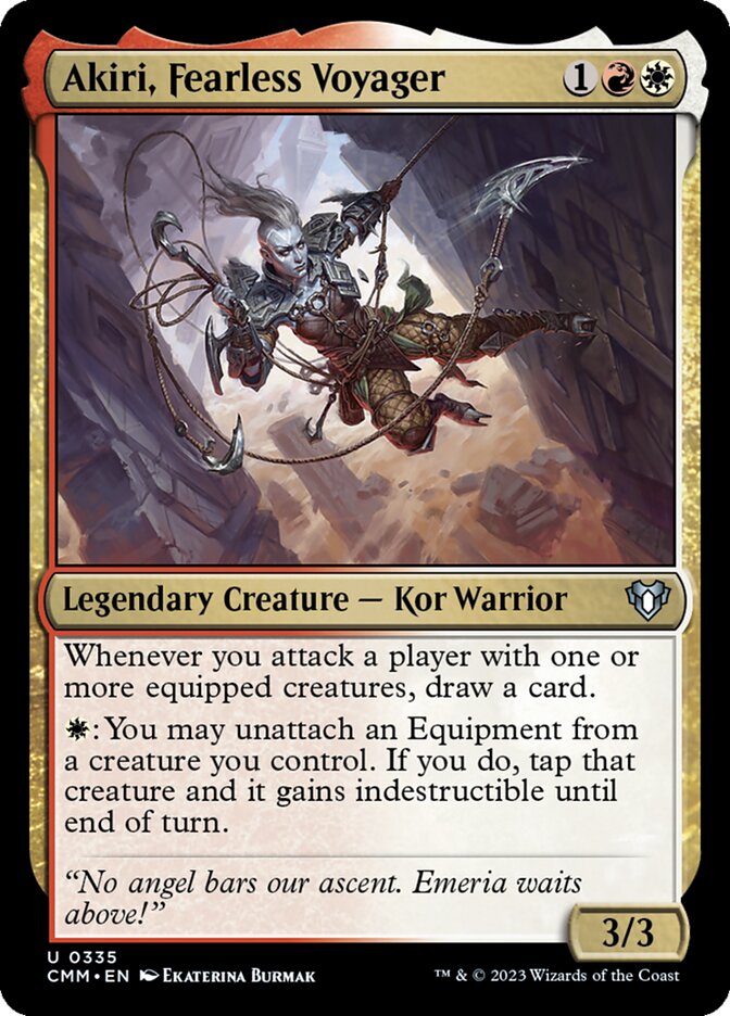 Akiri, Fearless Voyager [Commander Masters] (335)
