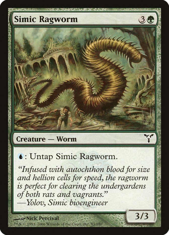 Simic Ragworm [Dissension] (93)