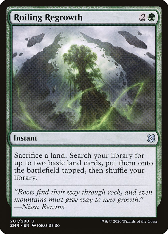 Roiling Regrowth [Zendikar Rising] (201)