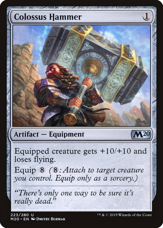 Colossus Hammer [Core Set 2020] (223)
