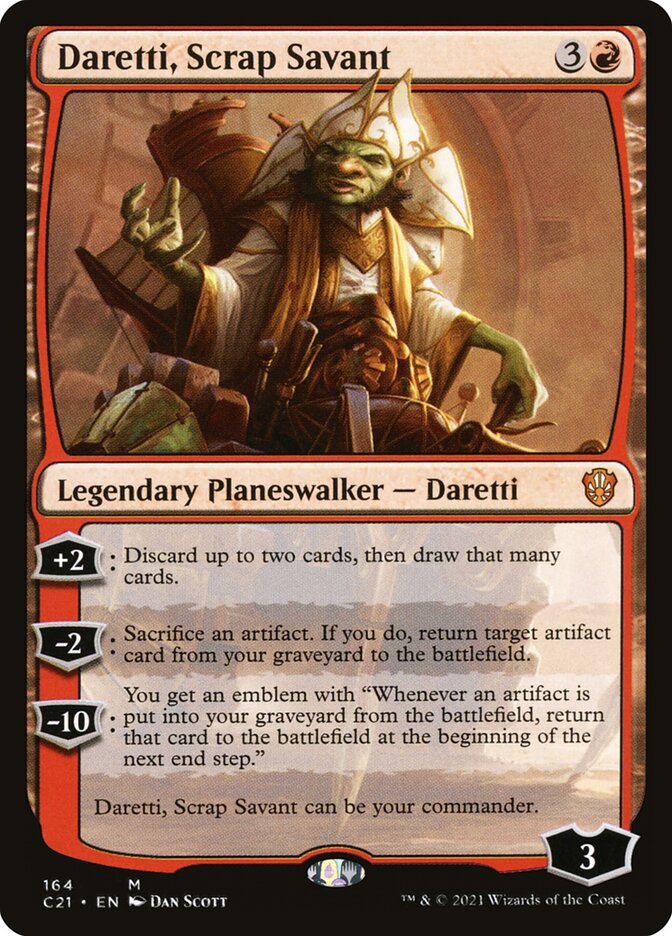 Daretti, Scrap Savant [Commander 2021] (164)