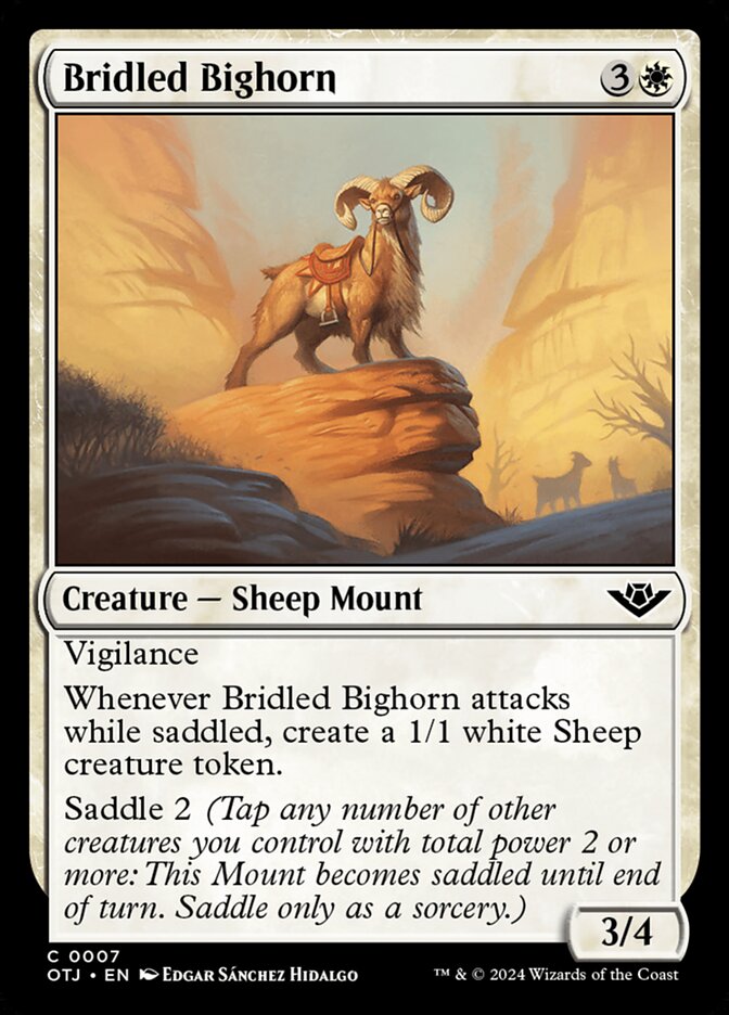 Bridled Bighorn [Outlaws of Thunder Junction] (7)