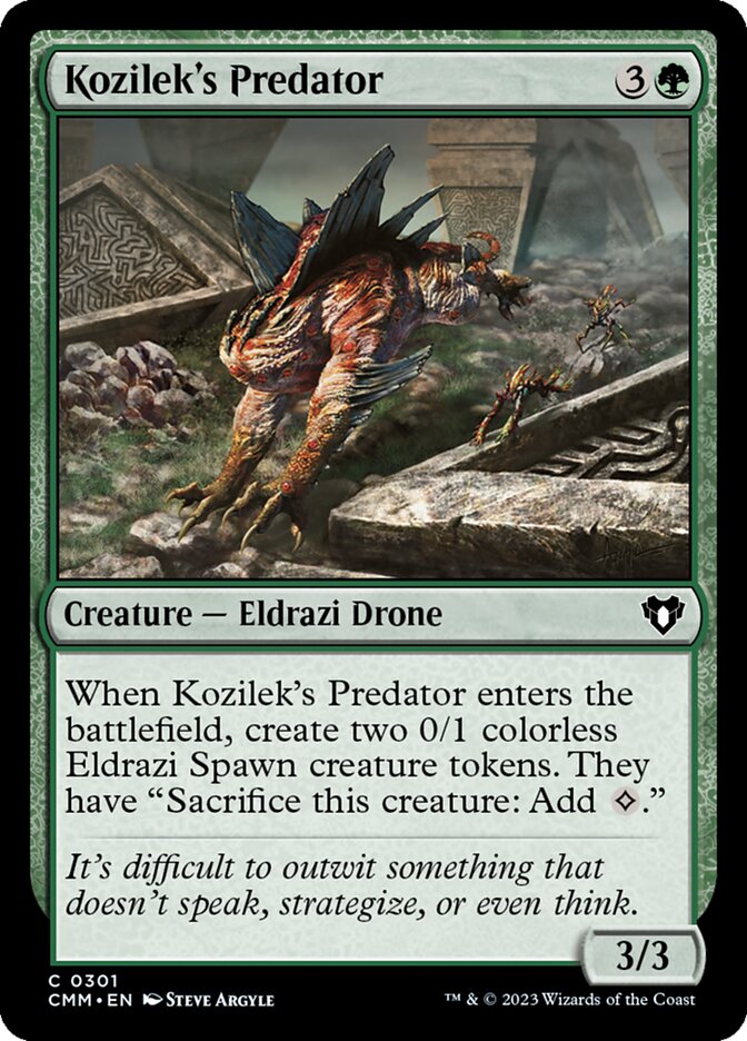 Kozilek's Predator [Commander Masters] (301)