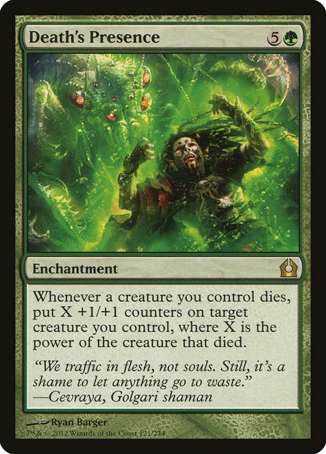 Death's Presence [Return to Ravnica] (121)
