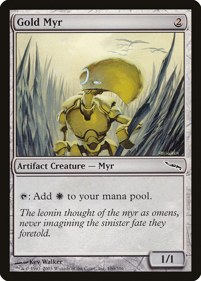 Gold Myr [Mirrodin] (180)