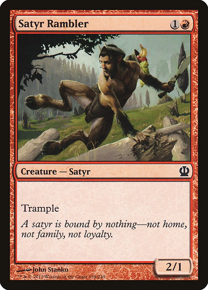 Satyr Rambler [Theros] (139)