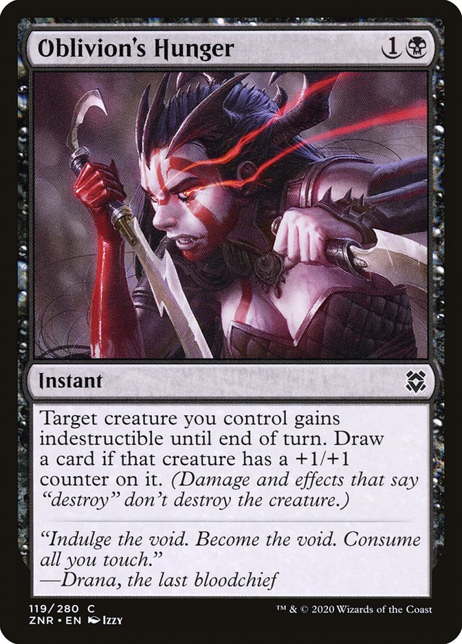 Oblivion's Hunger [Zendikar Rising] (119)
