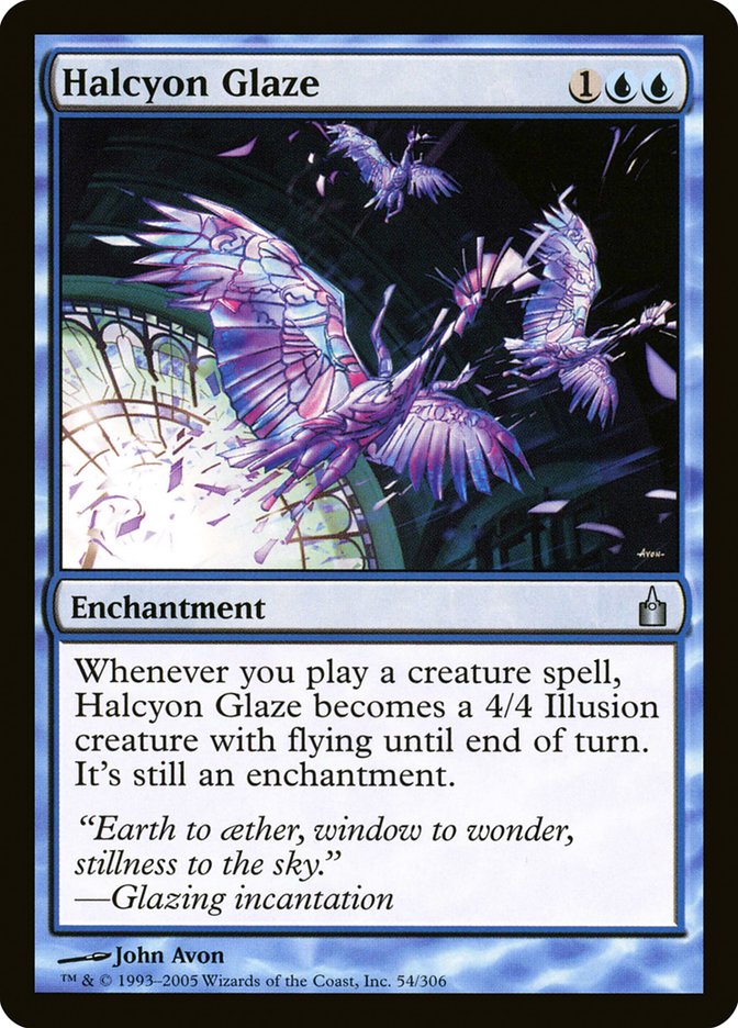 Halcyon Glaze [Ravnica: City of Guilds] (54)