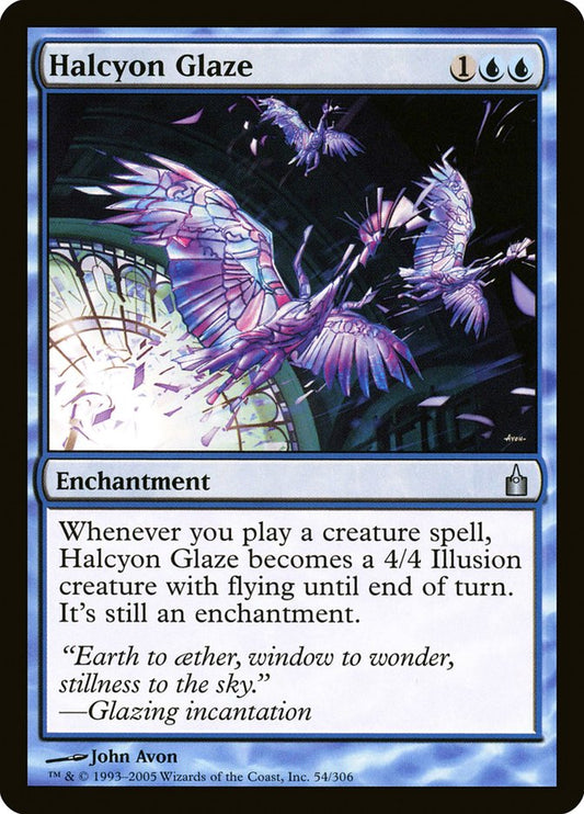 Halcyon Glaze [Ravnica: City of Guilds] (54)
