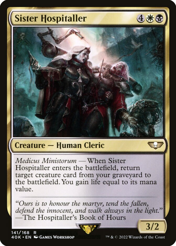 Sister Hospitaller [Warhammer 40,000 Commander] (141)