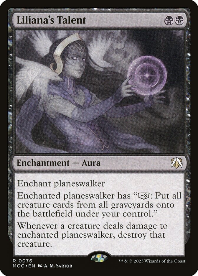 Liliana's Talent [March of the Machine Commander] (76)