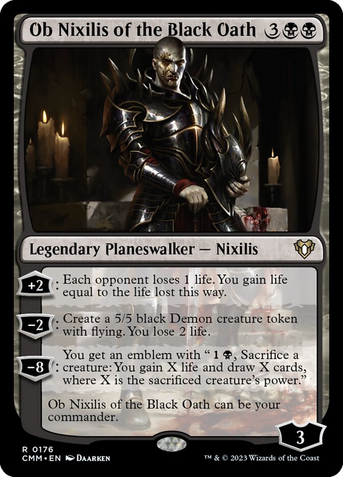 Ob Nixilis of the Black Oath [Commander Masters] (176)