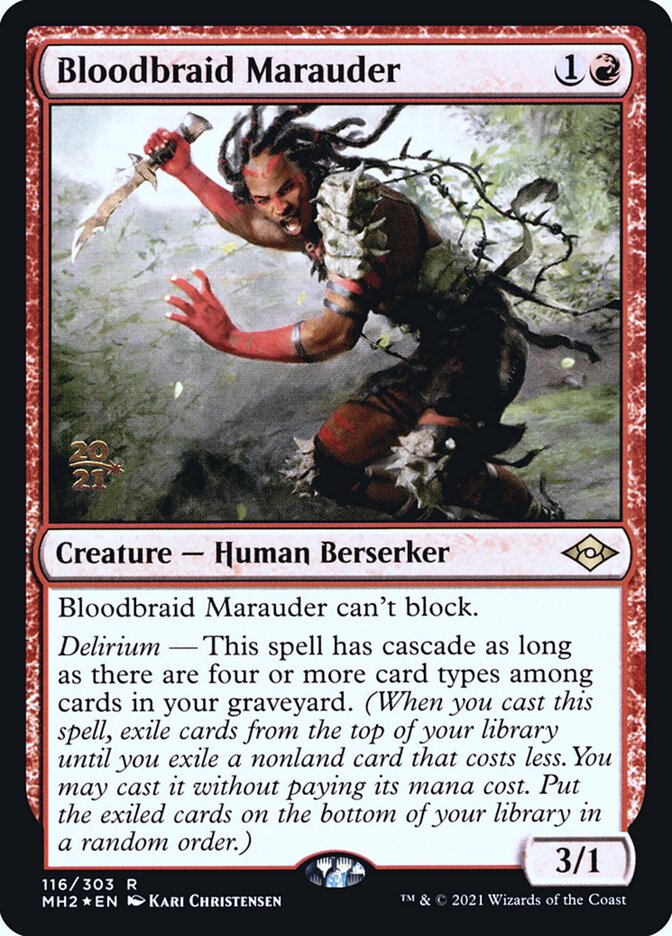 Bloodbraid Marauder [Modern Horizons 2 Promos] (116s)