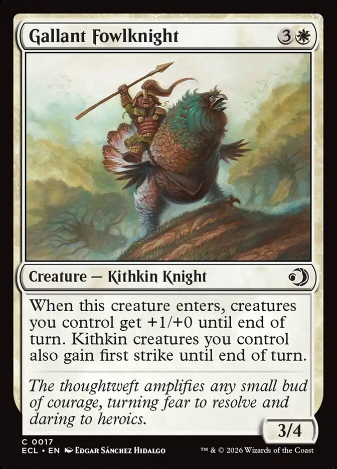 Gallant Fowlknight [Lorwyn Eclipsed] (17)