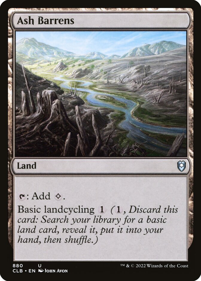 Ash Barrens [Commander Legends: Battle for Baldur's Gate] (880)