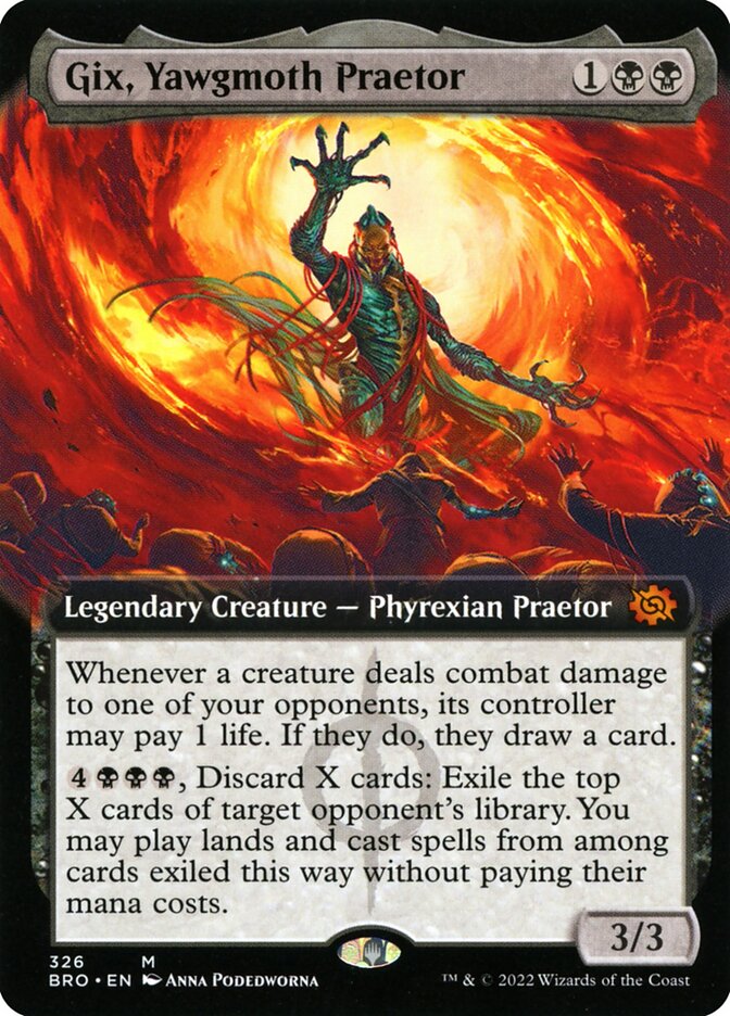 Gix, Yawgmoth Praetor [The Brothers' War] (326)