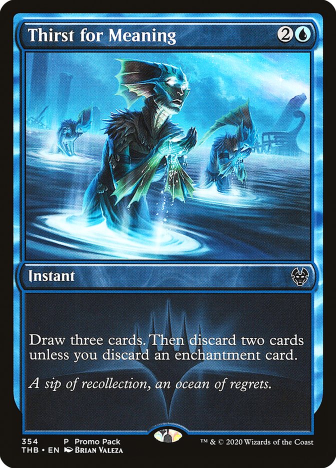 Thirst for Meaning [Theros Beyond Death Promos] (354)