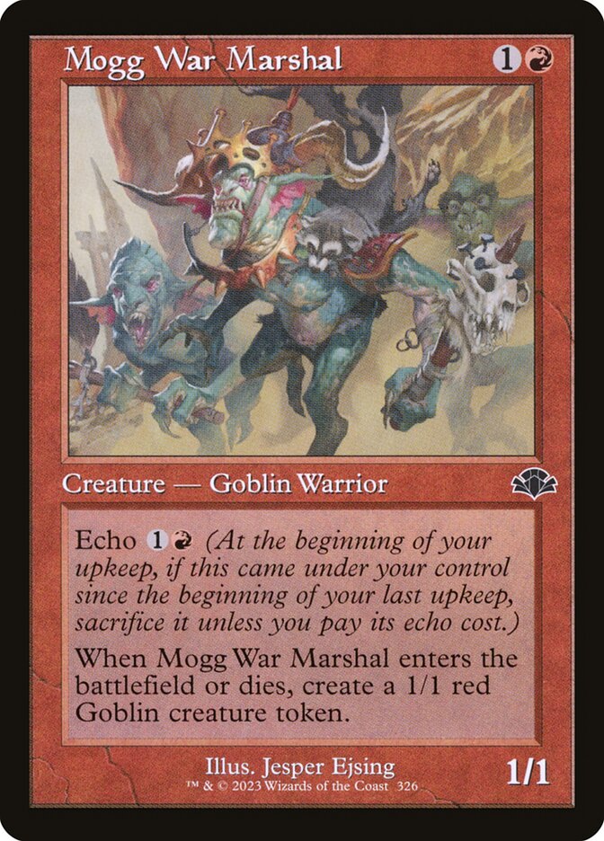Mogg War Marshal [Dominaria Remastered] (326)